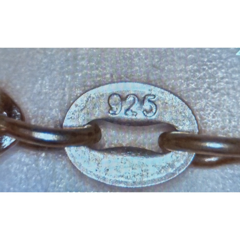 Vintage Sterling Silver Open Heart‎ Love Necklace Adjustable 19.5-21.5" - Picture 7 of 7